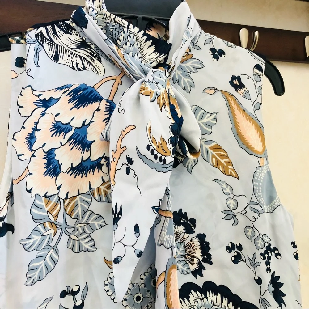 $798 Tory Burch Margaret silk floral dress
